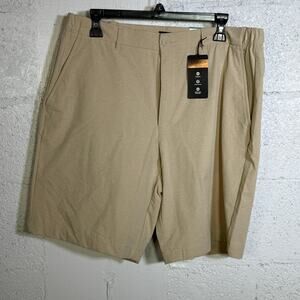 Alfani Men's Weekend Shorts, Khaki Heather 34W $50
